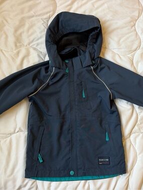 Polarn O. Pyret Navy Shell with Teal Trim
